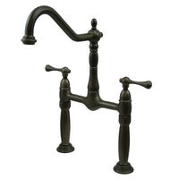 Thumbnail for Kingston Brass KS1075BL Vessel Sink Faucet, Oil Rubbed Bronze - BNGBath