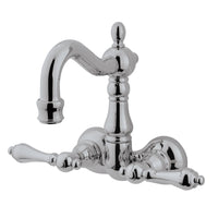Thumbnail for Kingston Brass CC1071T8 Vintage 3-3/8-Inch Wall Mount Tub Faucet, Brushed Nickel - BNGBath
