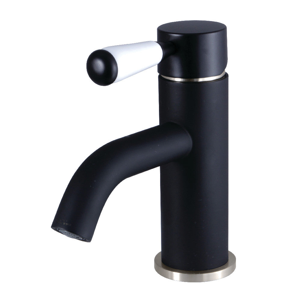 Fauceture LS8229DPL Paris Single-Handle Bathroom Faucet with Push Pop-Up, Matte Black/Brushed Nickel - BNGBath