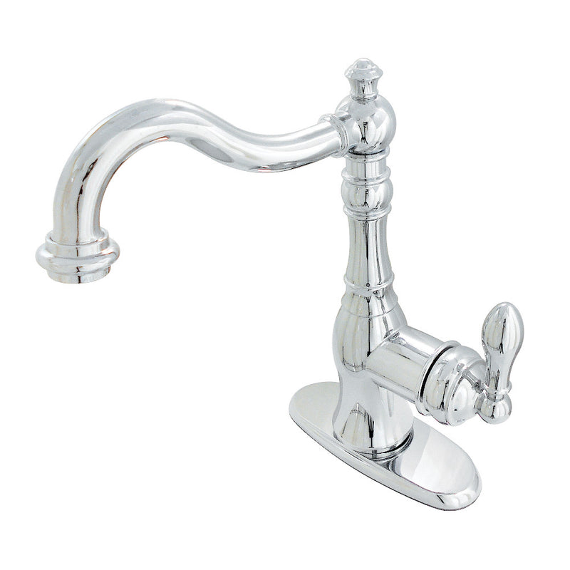 Gourmetier GSY7735ACL Single-Handle Kitchen Faucet, Polished Chrome - BNGBath