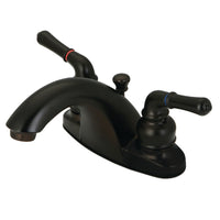 Thumbnail for Kingston Brass KB7645NML 4 in. Centerset Bathroom Faucet, Oil Rubbed Bronze - BNGBath