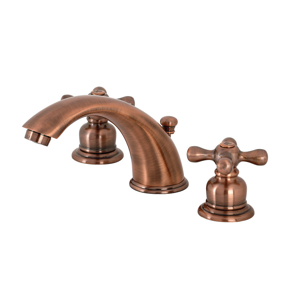 Kingston Brass KB966AX Victorian Widespread Bathroom Faucet, Antique Copper - BNGBath