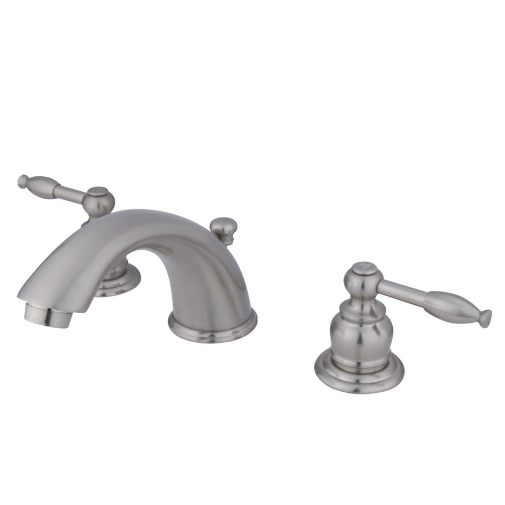 Kingston Brass KB968KL Widespread Bathroom Faucet, Brushed Nickel - BNGBath