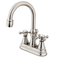 Thumbnail for Kingston Brass KS2618BX 4 in. Centerset Bathroom Faucet, Brushed Nickel - BNGBath