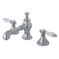 Thumbnail for Kingston Brass KC7061BPL 8 in. Widespread Bathroom Faucet, Polished Chrome - BNGBath