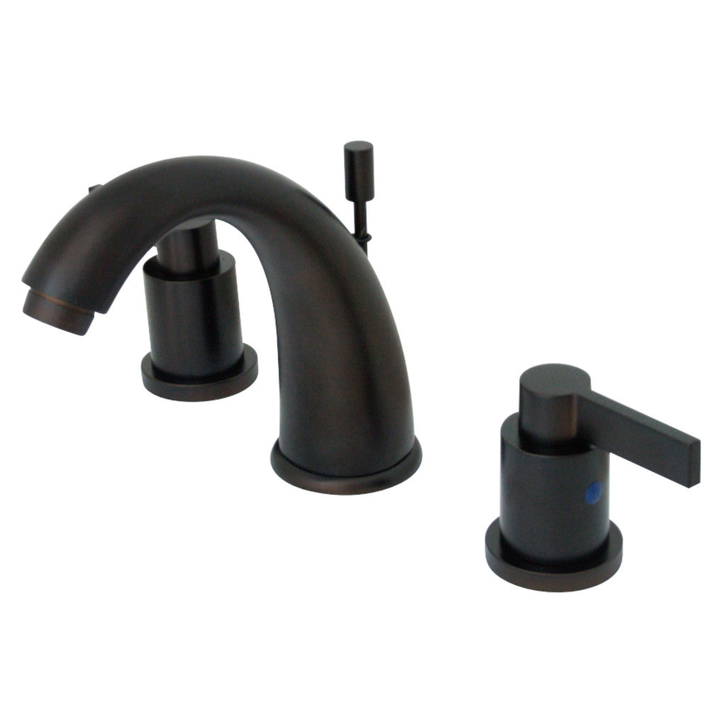 Kingston Brass KB8985NDL 8 in. Widespread Bathroom Faucet, Oil Rubbed Bronze - BNGBath