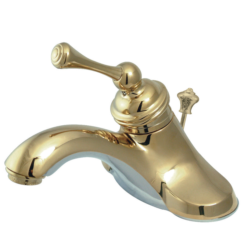 Kingston Brass KB3542 4 in. Centerset Bathroom Faucet, Polished Brass - BNGBath