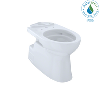 Thumbnail for TOTO Vespin II Universal Height Elongated Skirted Toilet Bowl with CeFiONtect,  - CT474CUFG#01 - BNGBath