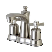 Thumbnail for Kingston Brass FB7618ZX 4 in. Centerset Bathroom Faucet, Brushed Nickel - BNGBath