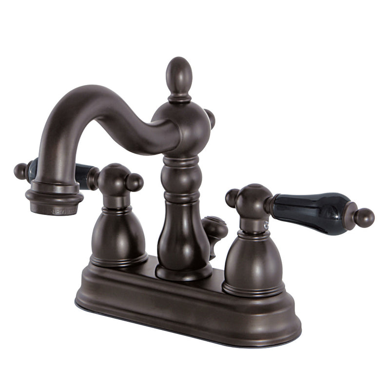 Kingston Brass KB1605PKL 4 in. Centerset Bathroom Faucet, Oil Rubbed Bronze - BNGBath