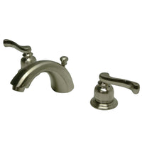 Thumbnail for Kingston Brass KB8958FL Mini-Widespread Bathroom Faucet, Brushed Nickel - BNGBath