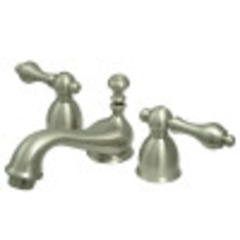 Kingston Brass CC21L8 Mini-Widespread Bathroom Faucet, Brushed Nickel - BNGBath