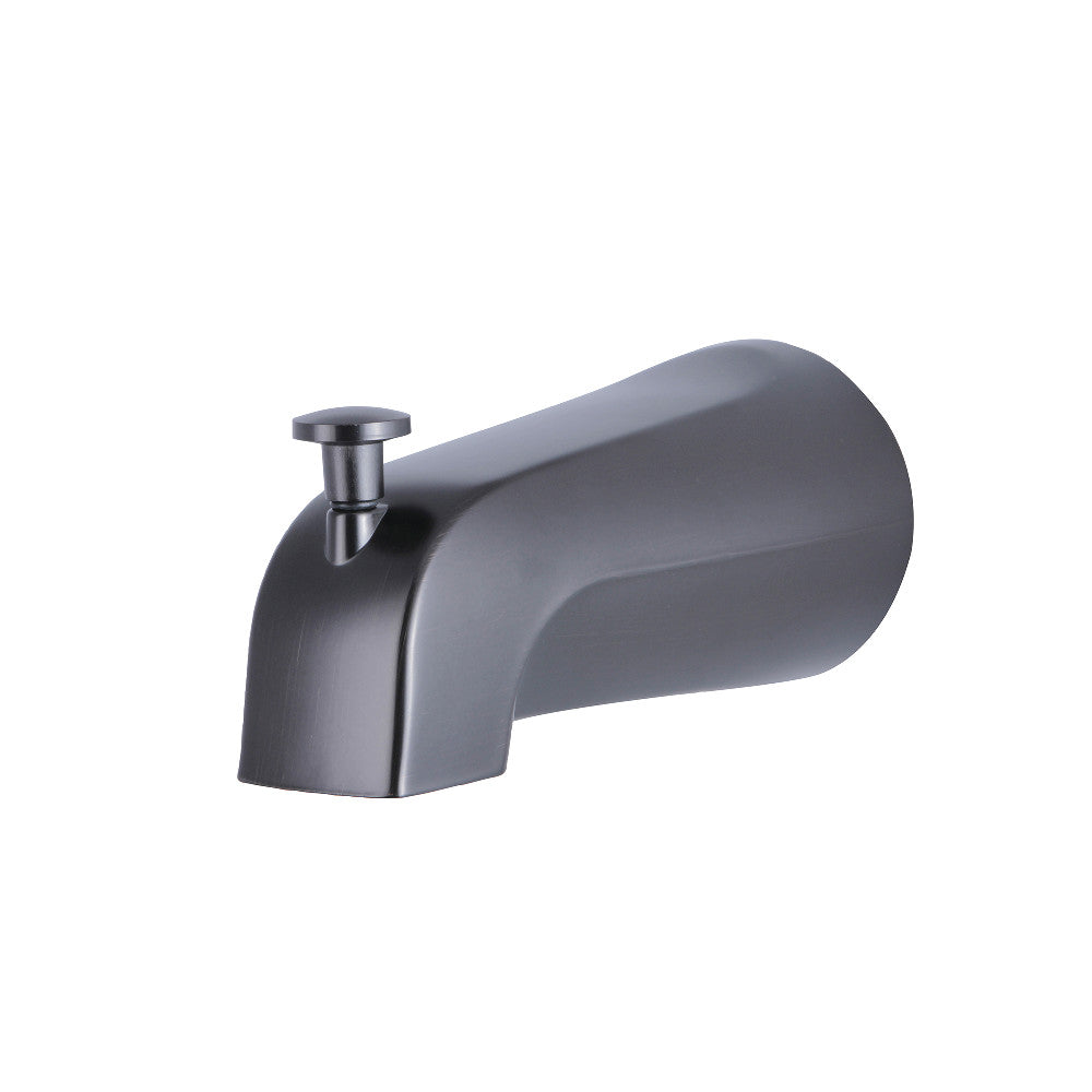 Kingston K1213A5 Rear Threaded Tub Spout with Top Diverter, Oil Rubbed Bronze - BNGBath