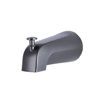 Thumbnail for Kingston K1213A5 Rear Threaded Tub Spout with Top Diverter, Oil Rubbed Bronze - BNGBath
