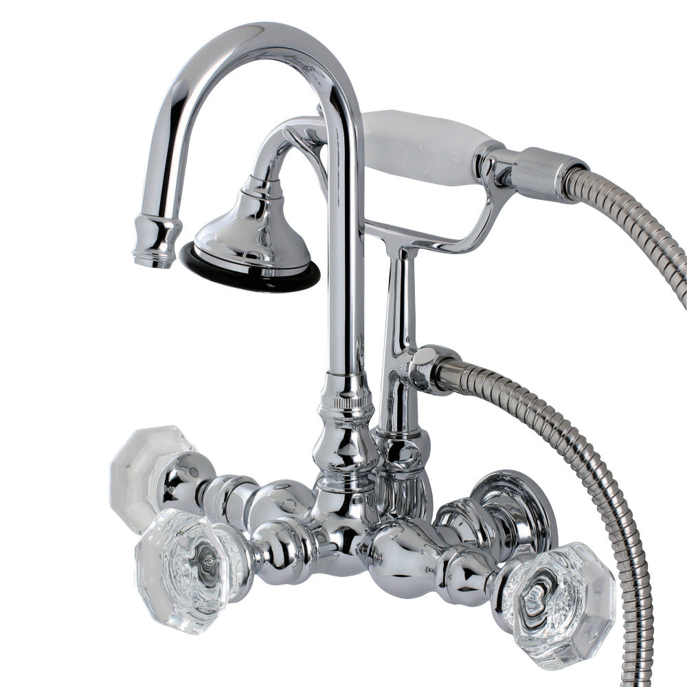 Aqua Vintage AE8T1WCL Celebrity Wall Mount Clawfoot Tub Faucet, Polished Chrome - BNGBath