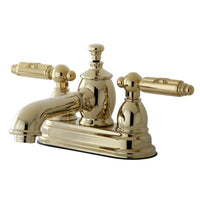 Thumbnail for Kingston Brass KS7002GL 4 in. Centerset Bathroom Faucet, Polished Brass - BNGBath