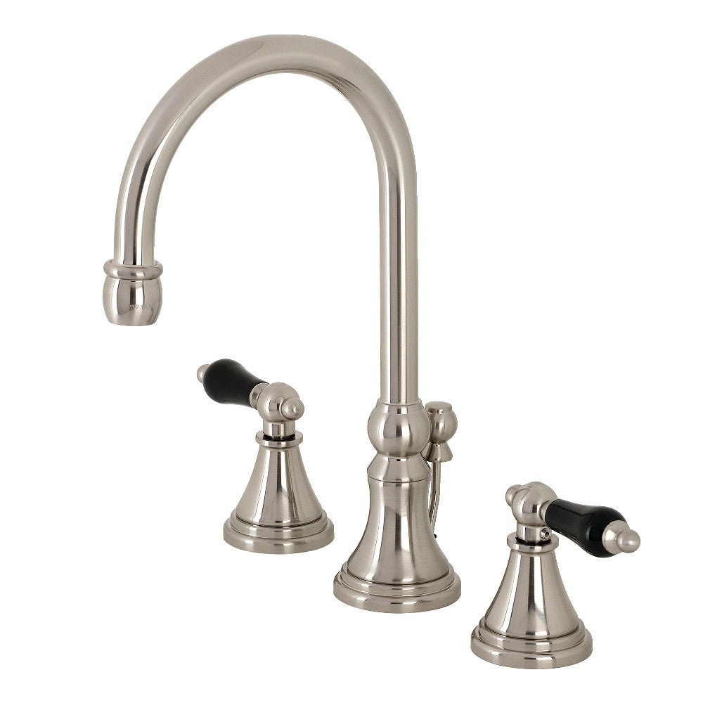 Kingston Brass KS2988PKL Duchess Widespread Bathroom Faucet with Brass Pop-Up, Brushed Nickel - BNGBath
