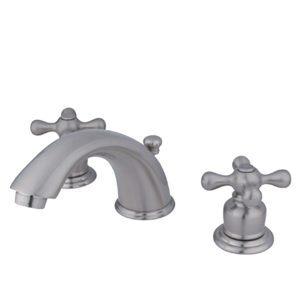 Kingston Brass KB968AX Victorian Widespread Bathroom Faucet, Brushed Nickel - BNGBath