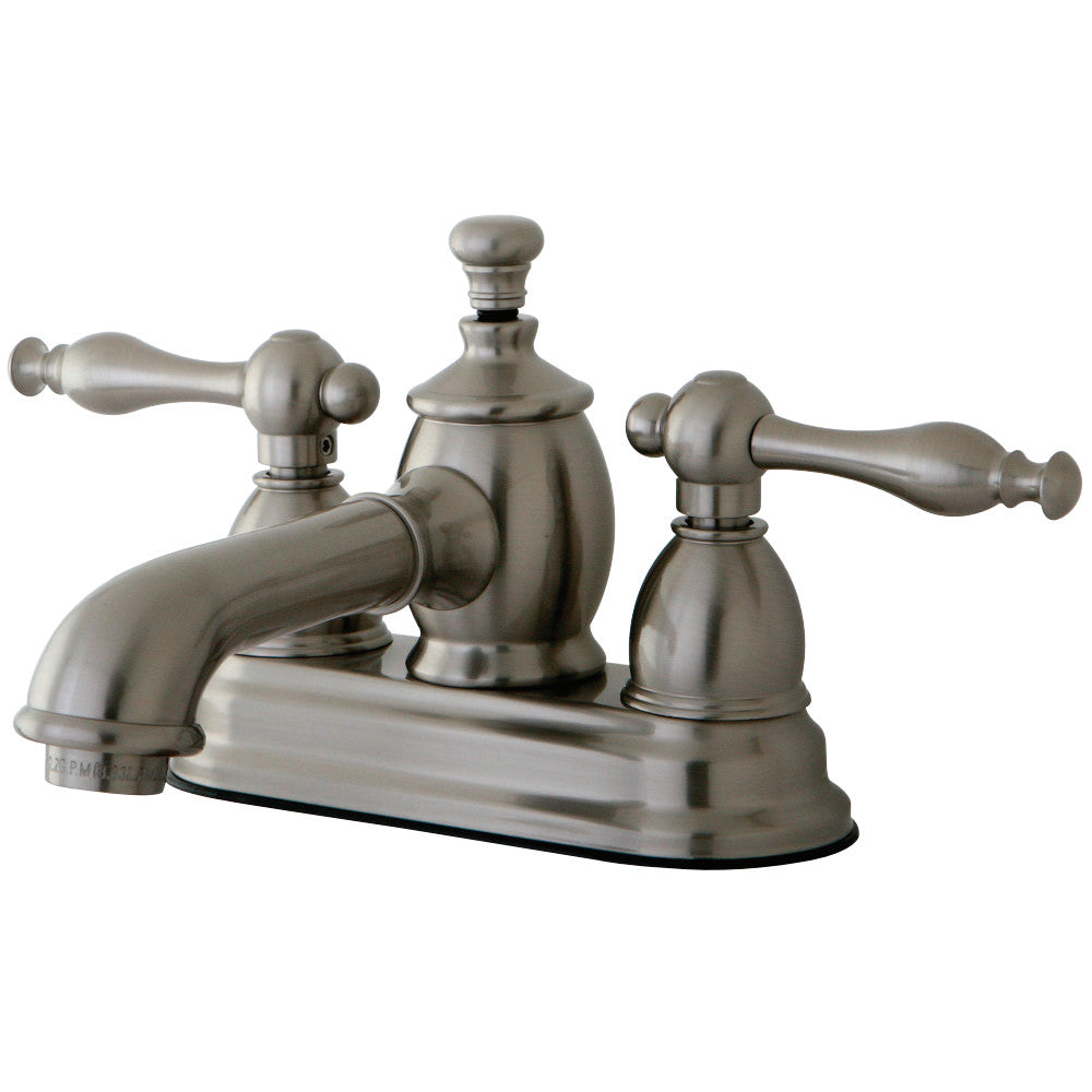 Kingston Brass KS7008NL 4 in. Centerset Bathroom Faucet, Brushed Nickel - BNGBath
