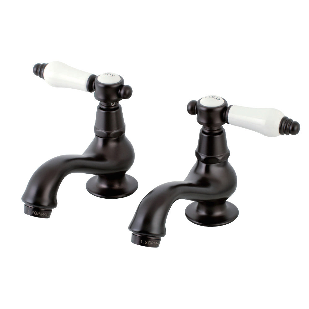 Kingston Brass KS1105BPL Basin Tap Faucet with Lever Handle, Oil Rubbed Bronze - BNGBath