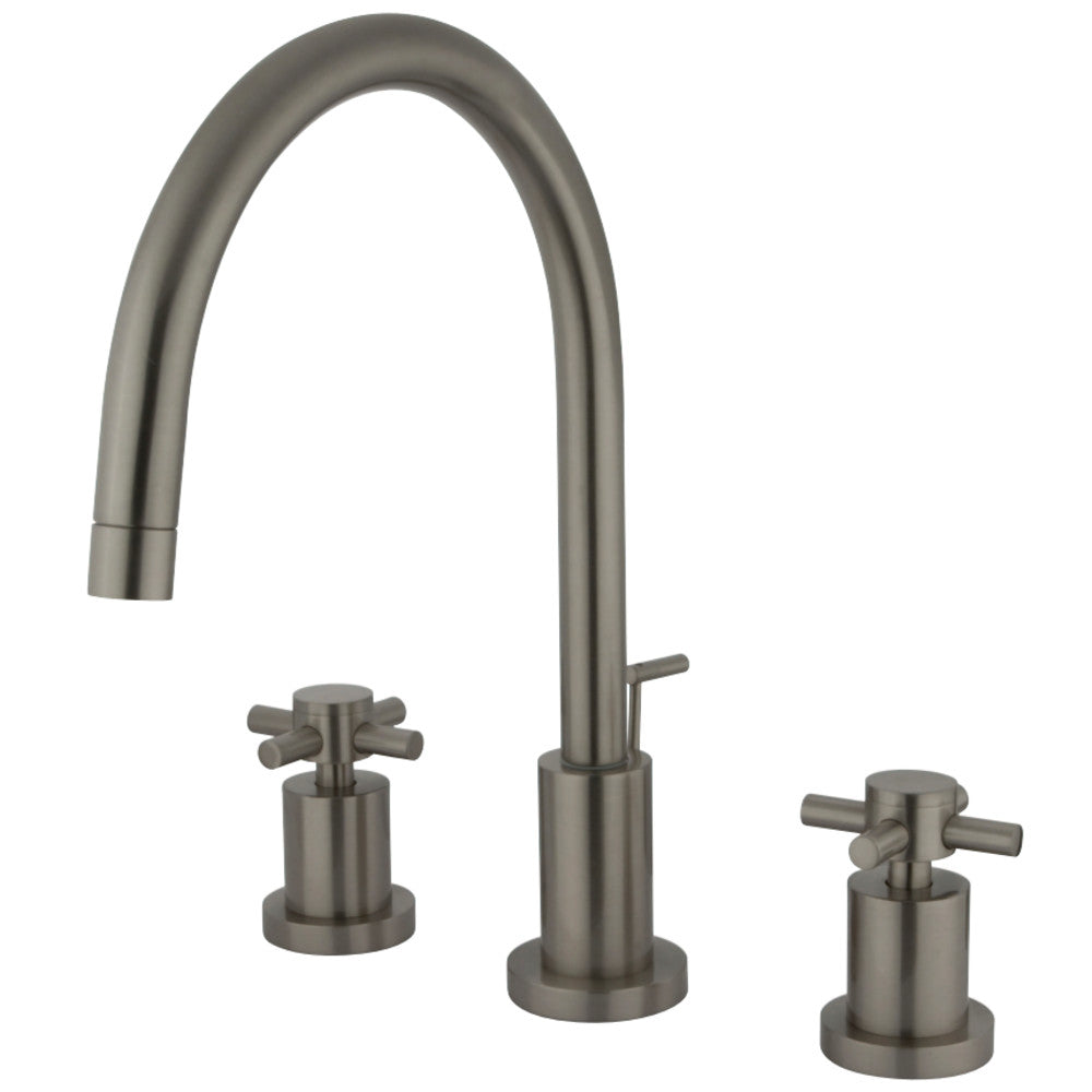 Kingston Brass KS8928DX 8 in. Widespread Bathroom Faucet, Brushed Nickel - BNGBath