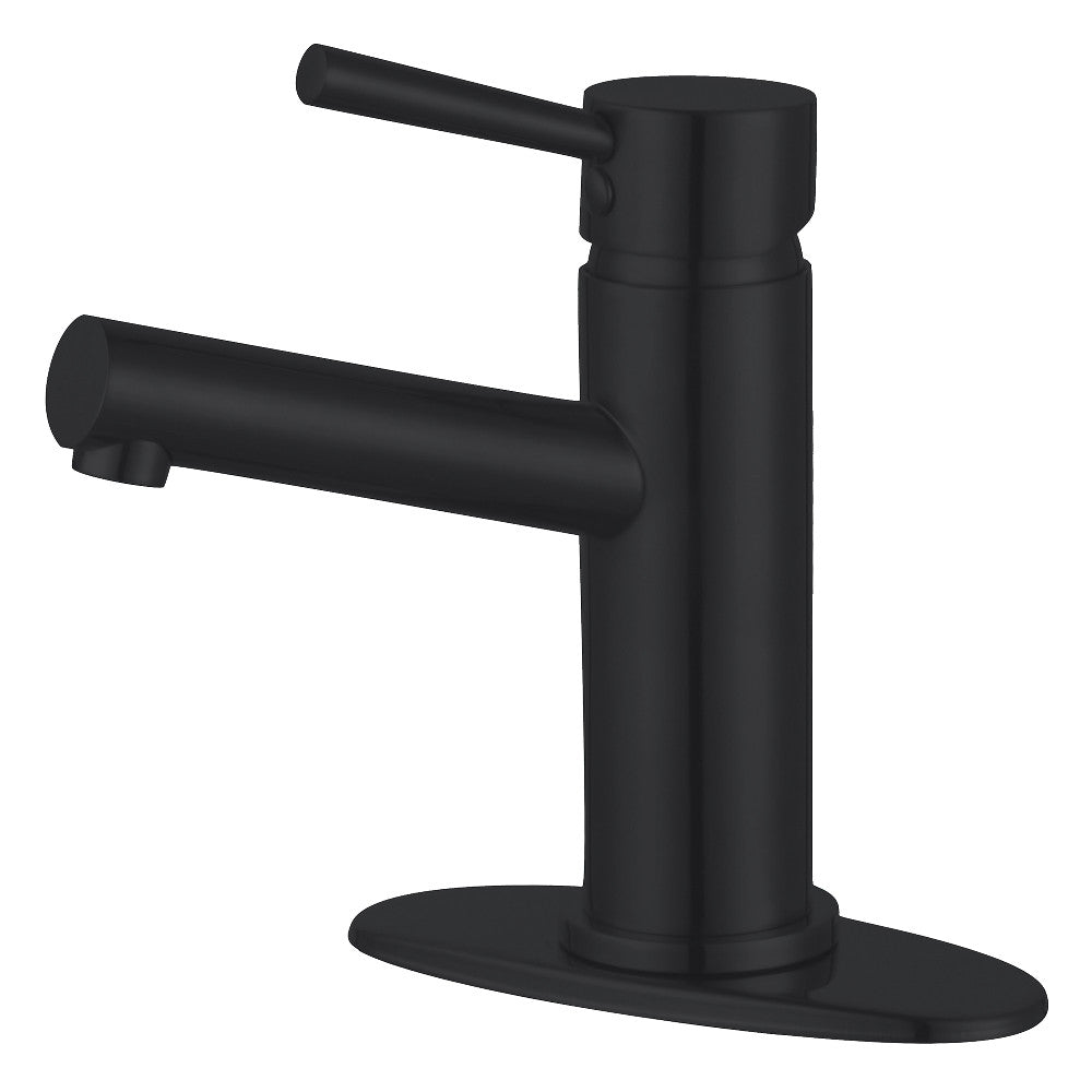 Fauceture LS8420DL Concord Single-Handle Bathroom Faucet with Push Pop-Up, Matte Black - BNGBath