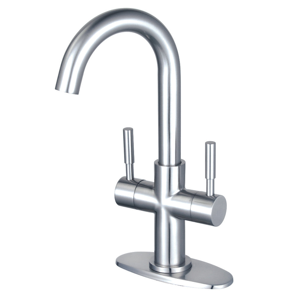 Kingston Brass LS8551DL Concord Two-Handle Bar Faucet, Polished Chrome - BNGBath
