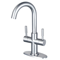 Thumbnail for Kingston Brass LS8551DL Concord Two-Handle Bar Faucet, Polished Chrome - BNGBath