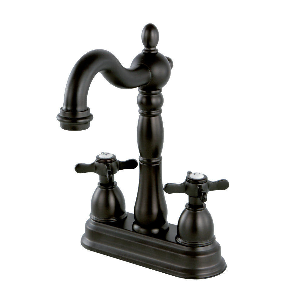 Kingston Brass KB1495BEX Essex Two-Handle Bar Faucet, Oil Rubbed Bronze - BNGBath