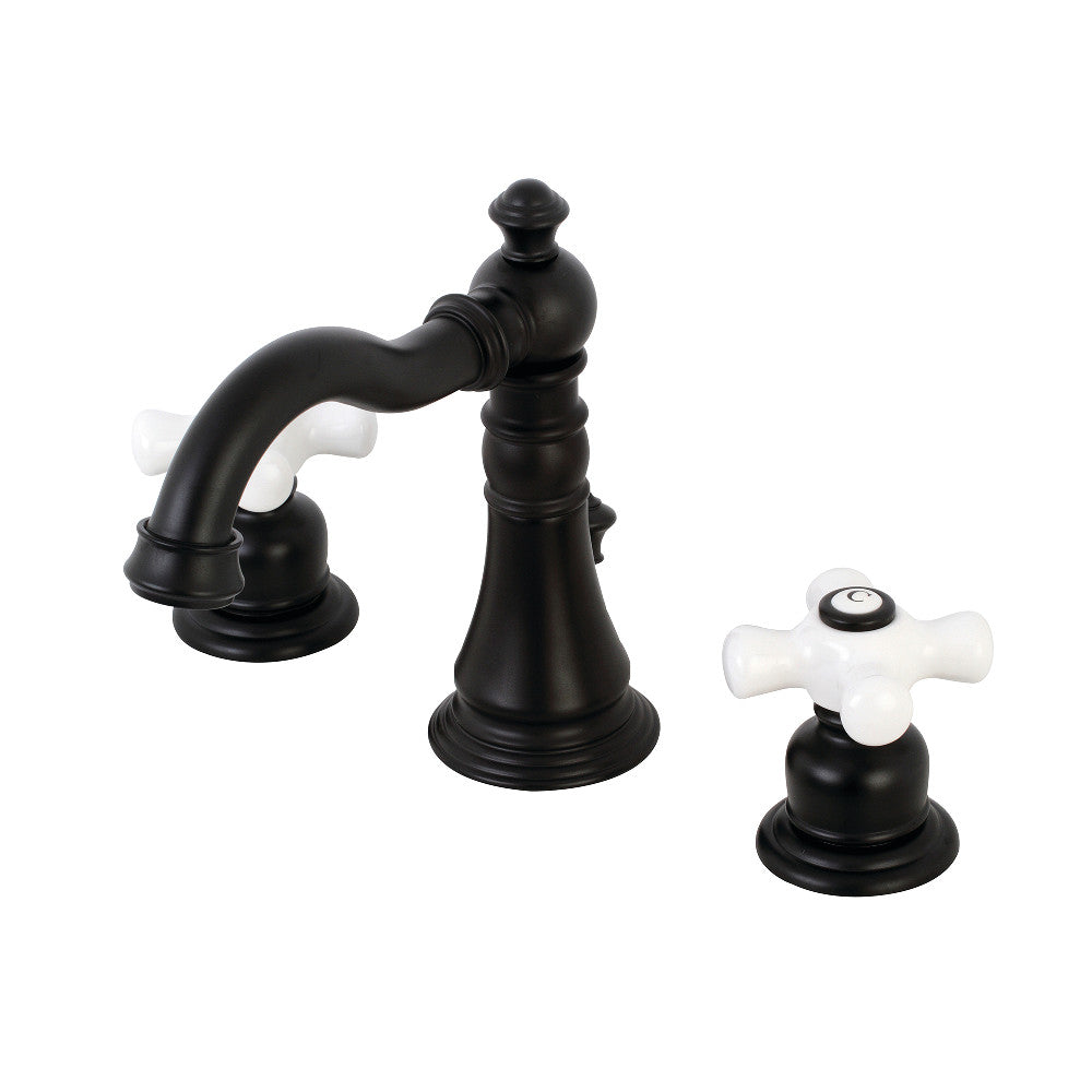 Fauceture FSC1970PX American Classic 8 in. Widespread Bathroom Faucet, Matte Black - BNGBath