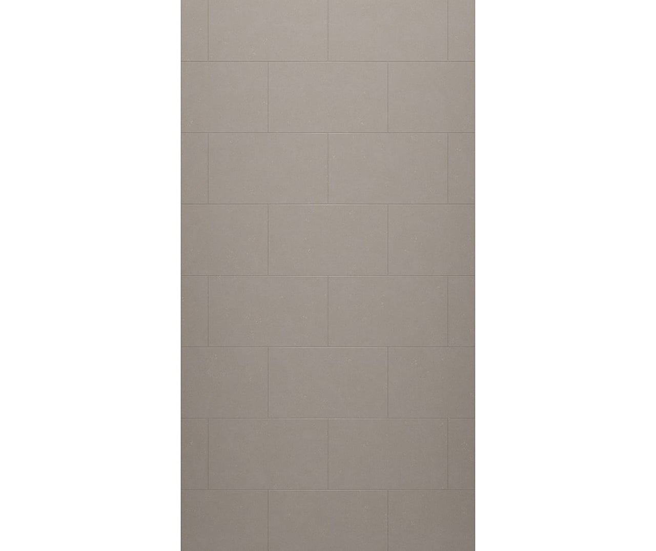 TSMK-9650-1 50 x 96 Swanstone Traditional Subway Tile Glue up Bathtub and Shower Single Wall Panel  - BNGBath