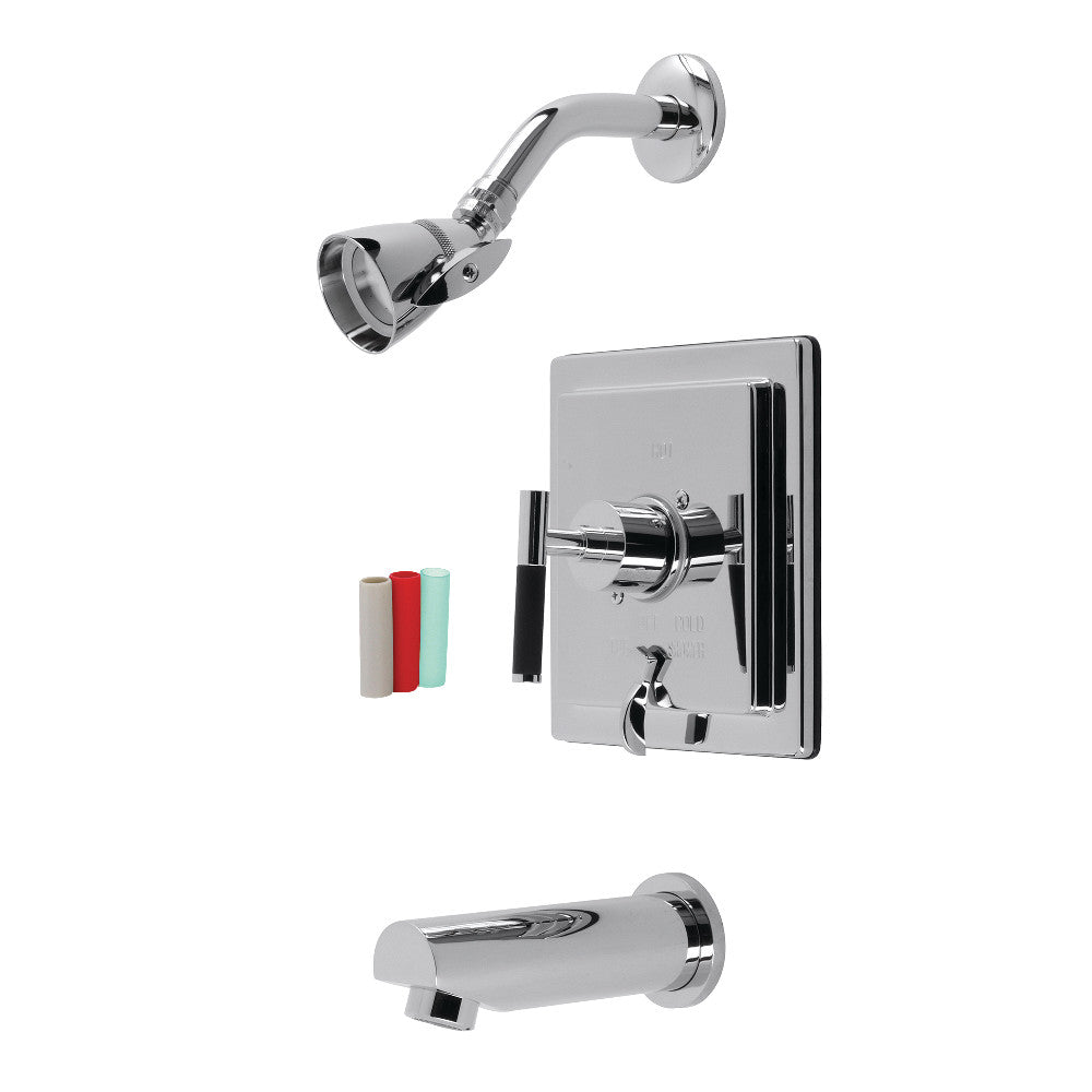 Kingston Brass KB86510CKL Kaiser Single-Handle Tub and Shower Faucet, Polished Chrome - BNGBath