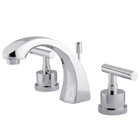 Thumbnail for Kingston Brass KS4981CML 8 in. Widespread Bathroom Faucet, Polished Chrome - BNGBath