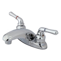 Thumbnail for Kingston Brass KB621LP 4 in. Centerset Bathroom Faucet, Polished Chrome - BNGBath