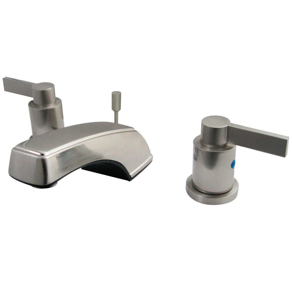 Kingston Brass KB8928NDL 8 in. Widespread Bathroom Faucet, Brushed Nickel - BNGBath