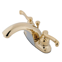 Thumbnail for Kingston Brass KB7642FL 4 in. Centerset Bathroom Faucet, Polished Brass - BNGBath