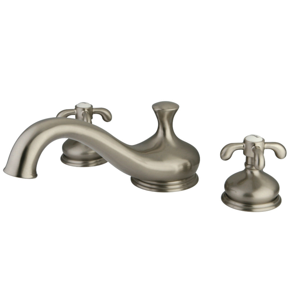 Kingston Brass KS3338TX French Country Roman Tub Faucet, Brushed Nickel - BNGBath