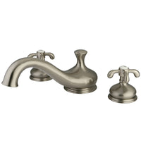 Thumbnail for Kingston Brass KS3338TX French Country Roman Tub Faucet, Brushed Nickel - BNGBath