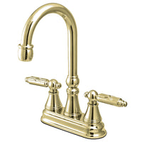 Thumbnail for Kingston Brass KS2492GL Bar Faucet, Polished Brass - BNGBath