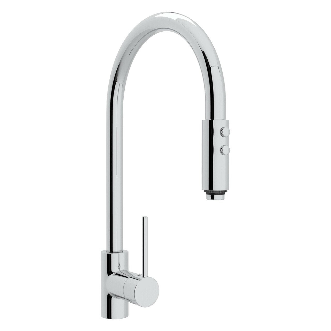 ROHL Pirellone Side Lever Pulldown High Spout Kitchen Faucet - BNGBath