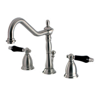 Thumbnail for Kingston Brass KS1998PKL 8 in. Widespread Bathroom Faucet, Brushed Nickel - BNGBath