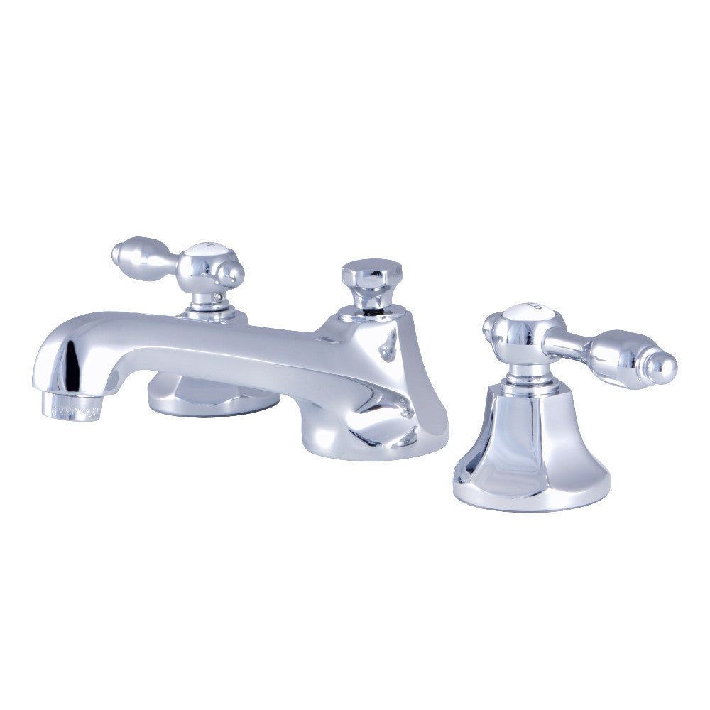 Kingston Brass KS4461TAL Tudor 8" Widespread Bathroom Faucet, Polished Chrome - BNGBath