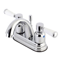 Thumbnail for Kingston Brass KB8611DPL 4 in. Centerset Bathroom Faucet, Polished Chrome - BNGBath