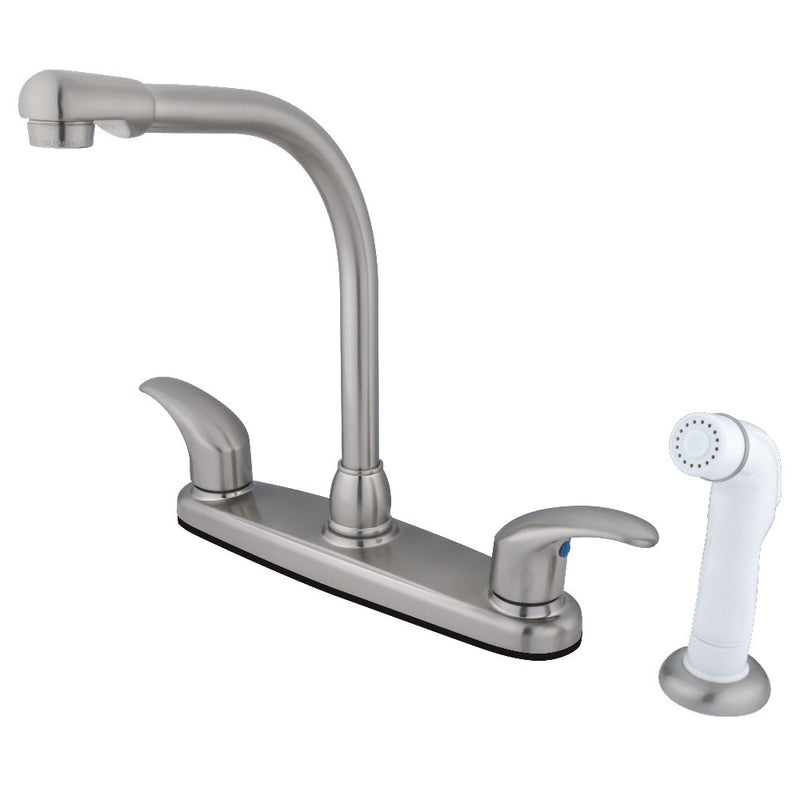 Kingston Brass KB718LL Legacy 8-Inch Centerset Kitchen Faucet, Brushed Nickel - BNGBath