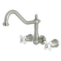 Thumbnail for Kingston Brass KS1288PX Wall Mount Kitchen Faucet, Brushed Nickel - BNGBath