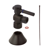 Thumbnail for Kingston Brass CC43105DLTKB30 Modern Plumbing Toilet Trim Kit, Oil Rubbed Bronze - BNGBath