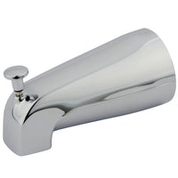 Thumbnail for Kingston Brass K189A1 5-1/4 Inch Zinc Tub Spout with Diverter, Polished Chrome - BNGBath