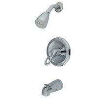 Thumbnail for Kingston Brass KB531LP Tub and Shower Faucet, Polished Chrome - BNGBath