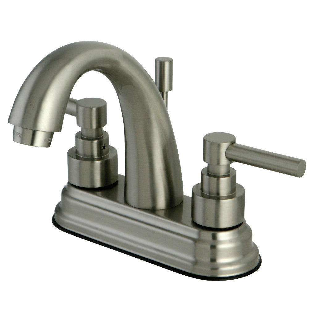 Kingston Brass KS8618EL 4 in. Centerset Bathroom Faucet, Brushed Nickel - BNGBath