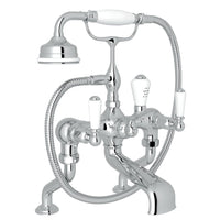 Thumbnail for Perrin & Rowe Edwardian Exposed Deck Mount Tub Filler with Handshower - BNGBath